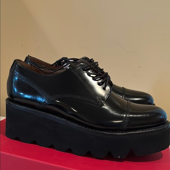 NIB-GRENSON KENNEDY Women Captoe Derby BLACK, Size:6.5(UK) - Picture 4 of 13